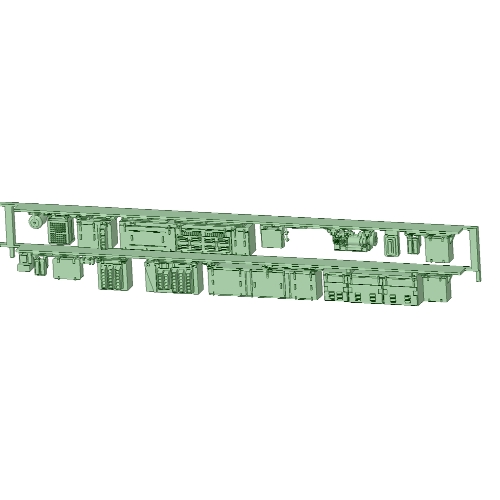 SB20-22：2000系 2連増備車 床下機器【武蔵模型工房　Nゲージ 鉄道模型】
